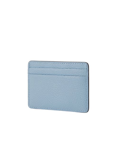 Portacarte azzurro in pelle Michael Kors | 32F8SF6D1L464